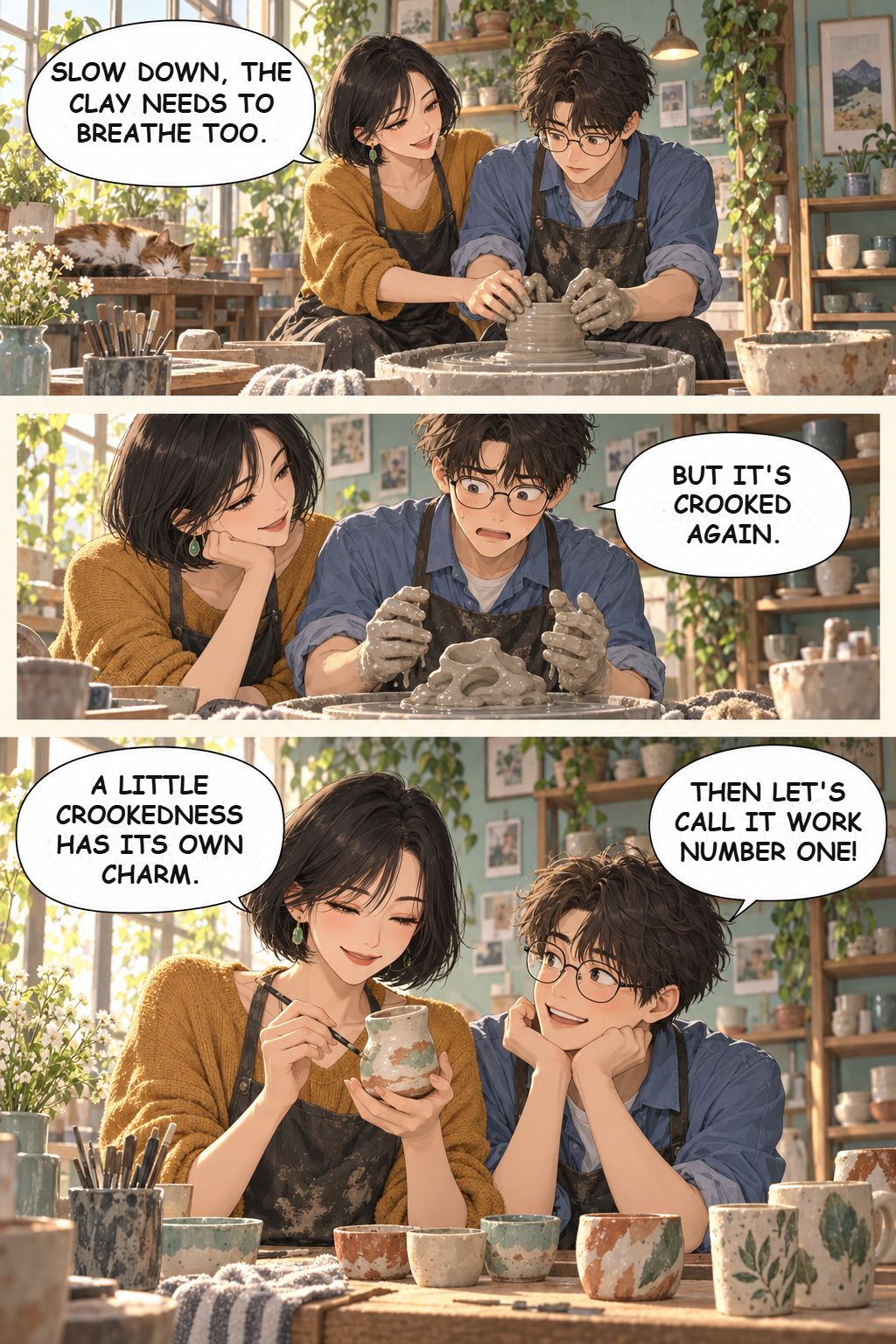 Actual Advanced English translation from A real vertical comic result